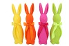 EASTER FLOCK DUTCH ORANGE BUNNY BOW ASS 20X20X70CM