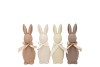 EASTER FLOCK NATURAL BROWN BUNNY MINI ASS 5X5X16CM