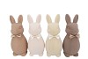 EASTER FLOCK NATURAL BROWN BUNNY XL ASS 26X30X63CM