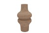 LISBOA BROWN VASE BULB HIGH 18X18X34CM