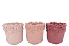 GIGI DUTCH PINK MIX FLOWER POT ASS 31X31X30CM