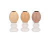 EASTER EGG TROPHY NATURAL BROWN MIX VASE ASS 6X6X11CM