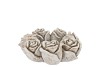 CONCRETE  ANTIQUE ROSE WREATH POT 21X21X8CM