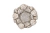 CONCRETE  ANTIQUE ANGEL WREATH POT 23X23X11CM