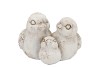 CONCRETE  ANTIQUE BIRDS 16X16X13CM