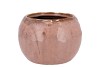 IRON STONE OLD PINK BALL POT 18X18X14CM