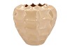 LIMA BEIGE VASE CARVE 36X36X33CM