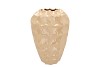 LIMA BEIGE VASE LONG CARVE 26X26X37CM