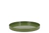 MELAMINE GREEN TRAY 27X27X3CM