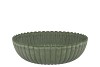 MELAMINE LISA GREEN BOWL 25X25X9CM