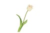 SILK TULIP SINGLE WHITE 48CM