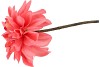 SILK DAHLIA BRANCH RED 80CM