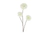 SILK HYDRANGEA BRANCH WHITE 85CM