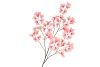 SILK GINKGO LEAF PINK/CHAMPAGNE 130CM