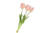 SILK TULIP BOUQUET LIGHT PINK 26X47CM