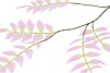 SILK SALIX LEAF SINGLE PURPLE 90CM