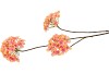 SILK HYDRANGEA BRANCH ORANGE 85CM