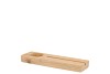 TILE HOLDER NATURAL WITH T-LIGHT HOLDER 21X6X3CM