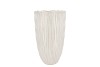 LIMA WHITE VASE LONG 21X21X35CM