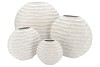 LIMA WHITE VASE OVAL 51X17X50CM