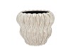 LIMA WHITE POT BUBBLE 17X17X14CM