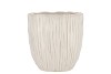 LIMA WHITE POT OVAL 31X18X21CM