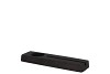 TILE HOLDER BLACK WITH T-LIGHT HOLDER 21X6X3CM