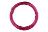 FIL D' ALUMINIUM LAQUE FUCHSIA 2MM X 12 MÈTRES PAR 100 GRAMMES 
