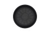 FLORISTRY PLATE 28CM P/10 BLACK