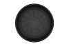 FLOWERMATERIAL PLASTIC SAUCER 35CM BLACK SET OF 10