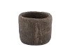 IRON STONE GREY POT 9X8CM