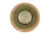 CEMENT POT OUD GROEN/ROOD 27X22CM