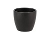 CERAMIC ANTHRACITE MATT POT 8CM