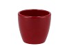 CÉRAMIQUE POT VIN ROUGE BRILLANT 10CM