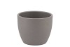 CÉRAMIQUE POT GRIS 8CM