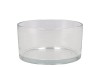 GLASS BOWL CYLINDER 15X8CM