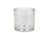 GLAS POT CILINDER ZWAAR 9X8CM