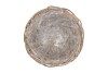 ROTAN SCHAAL GRIJS WHITEWASH ROND/KONISCH 32X15CM