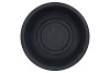 ZINC BOWL MATT BLACK 40X12CM