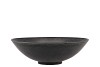 MELAMINE BOWL GREY 22X6CM