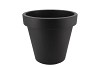 PLASTIQUE ANTHRACITE POT BORD LARGE 35CM