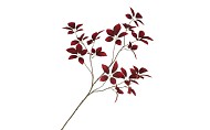 SILK LEAF ELDER DARK RED 124CM