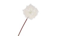 SILK DANDELION WHITE 65CM