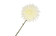 SILK DAHLIA POINTY OFF WHITE 65CM