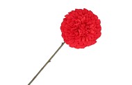 SILK DAHLIA BOLD FIERY RED 68CM