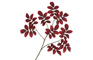 SILK LEAF ROWAN DARK RED 71CM