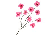 SILK HIBISCUS DARK PINK 125CM