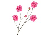 SILK ROSES WILD FUCHSIA 126CM