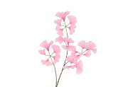 SILK GINKGO PINK 85CM