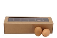 EGG CHICKENS BLOWN OUT BROWN P/12 PCS